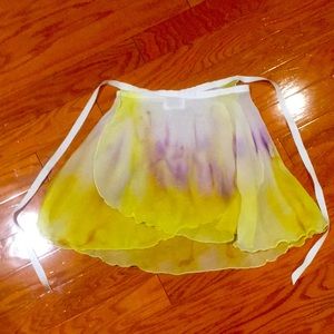 Ballet wrap skirt watercolor
